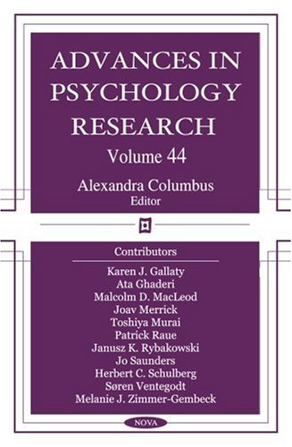 Advances in psychology research. Volume 44