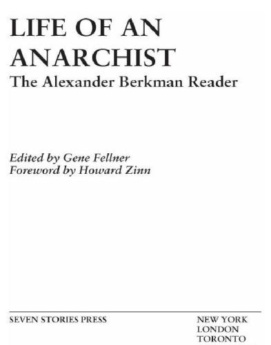 Life of an Anarchist