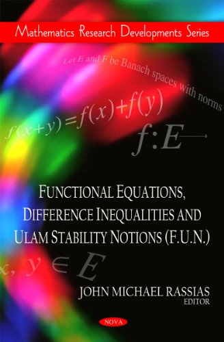 Functional Equations, Difference Inequalities, and Ulam Stability Notions (F.U.N.)