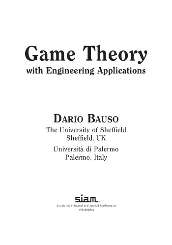 Game Theory with Engineering Applications