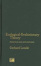 Ecological-Evolutionary Theory