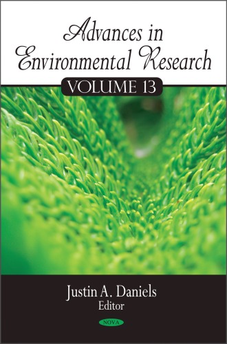 Advances in environmental research Volume 13