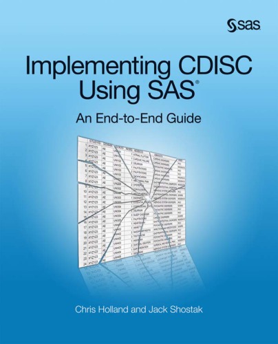 Implementing Cdisc Using SAS