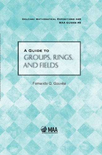 A Guide to Groups, Rings, and Fields