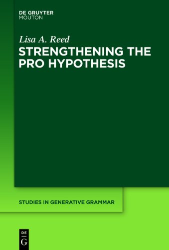 Strengthening the Pro Hypothesis