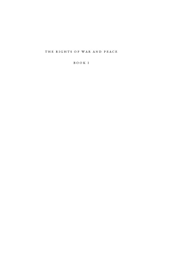 The Rights of War and Peace, 3-Volume Set