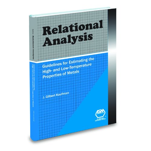 Relational Analysis : Guidelines for New Alloy Development.