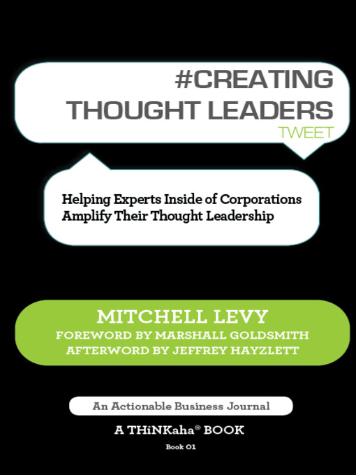 #CREATING THOUGHT LEADERS tweet Book01