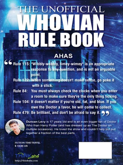 The Unofficial Whovian Rule Book