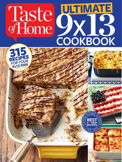 Taste of Home Ultimate  9 x 13 Cookbook