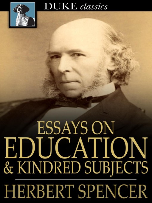 Essays on Education and Kindred Subjects