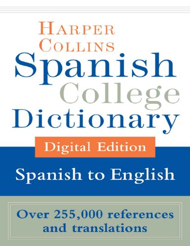 HarperCollins Spanish-English College Dictionary (Harper Collins Spanish College Dictionary)