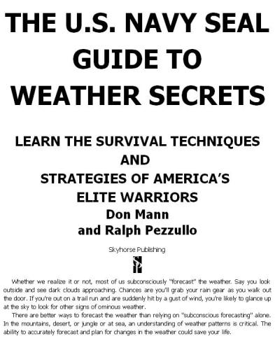 The U.S. Navy SEAL guide to weather secrets