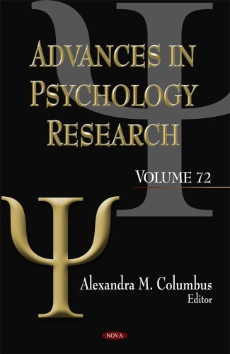 Advances in psychology research Volume 72