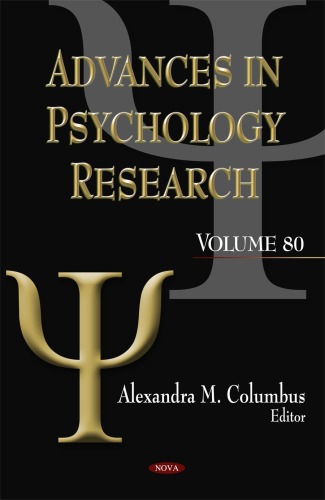Advances in psychology research Volume 80