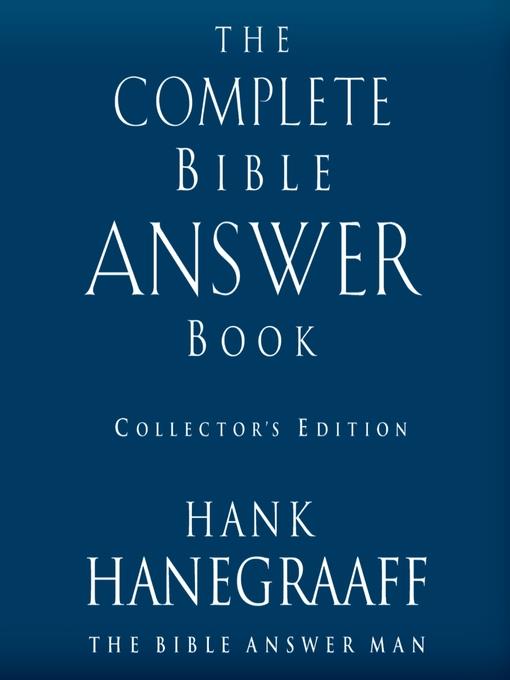 The Complete Bible Answer Book