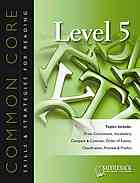 Common Core Skills &amp; Strategies for Reading Level 5