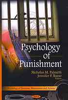 Psychology of punishment