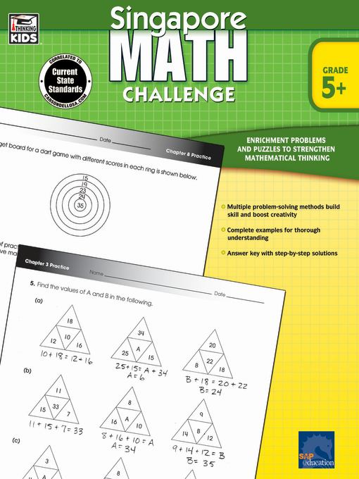 Singapore Math Challenge, Grades 5 - 8