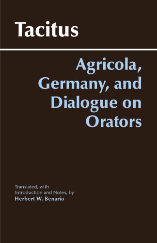 Agricola, Germany, and Dialogue on orators