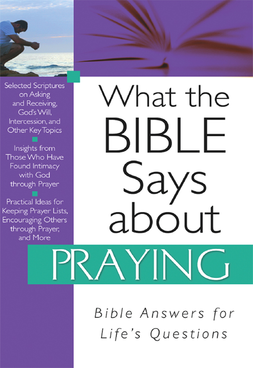 What the Bible Says about Praying