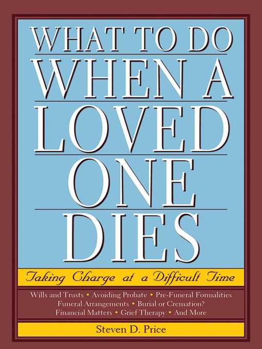 What to Do When a Loved One Dies