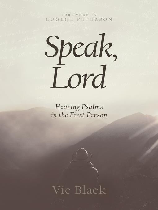 Speak, Lord