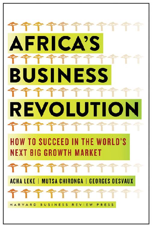 Africa's business revolution : how to succeed in the world's next big growth market