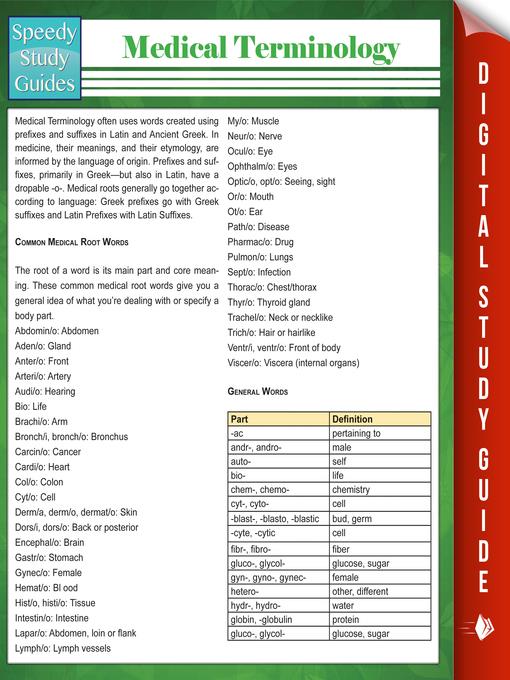 Medical Terminology