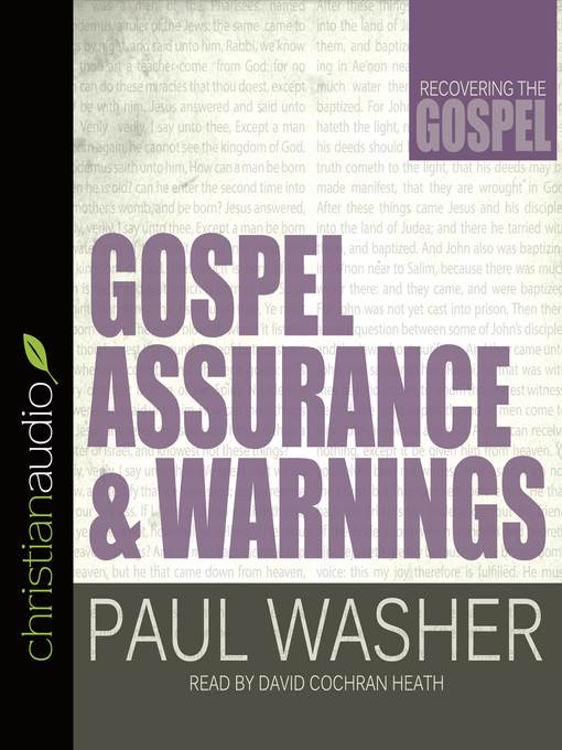 Gospel Assurance and Warnings