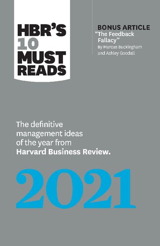 Hbr's 10 Must Reads 2021