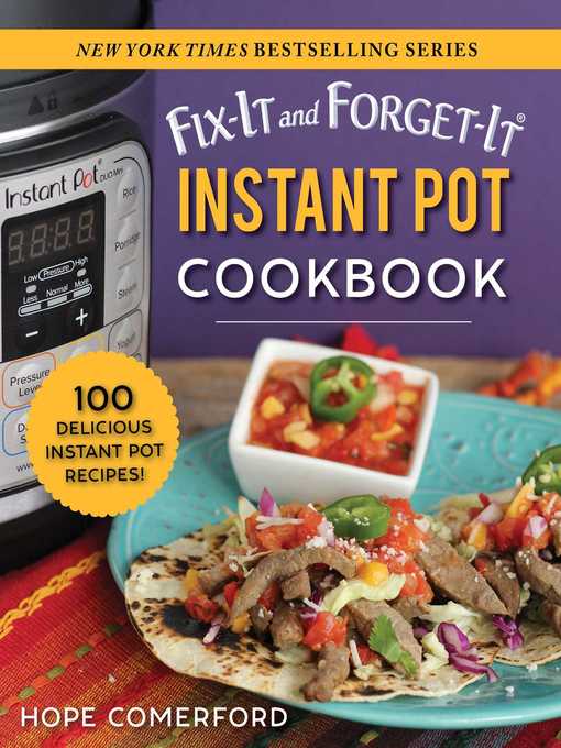 Fix-It and Forget-It Instant Pot Cookbook