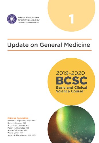 2019-2020 basic and clinical science course, section 01 : update on general medicine.