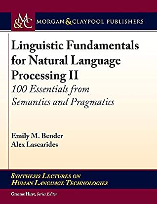 Linguistic Fundamentals for Natural Language Processing II