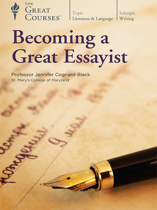 Becoming a Great Essayist