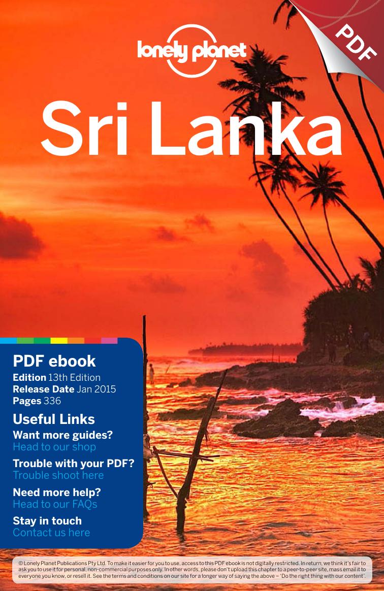 Lonely Planet Sri Lanka