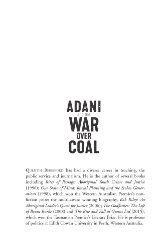 Adani and the War Over Coal