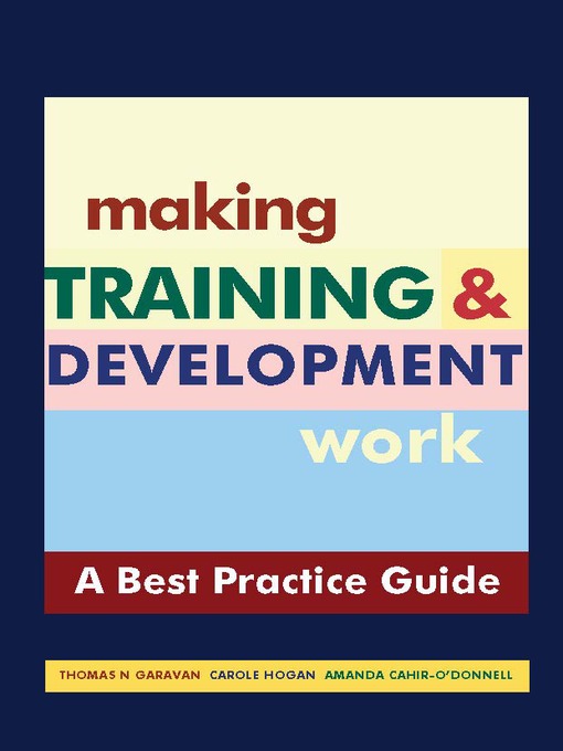 Making Training & Development Work
