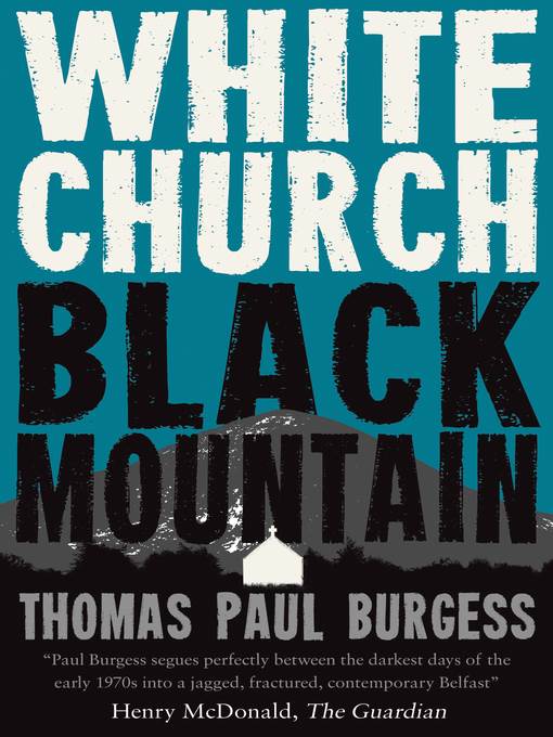 White church, black mountain