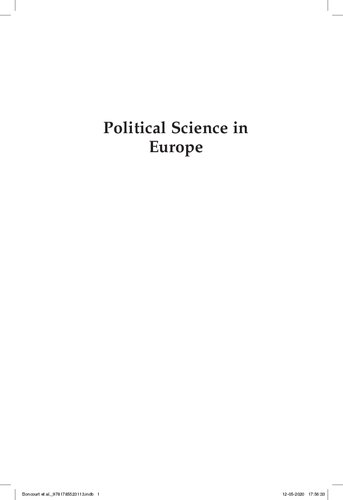 Political Science in Europe