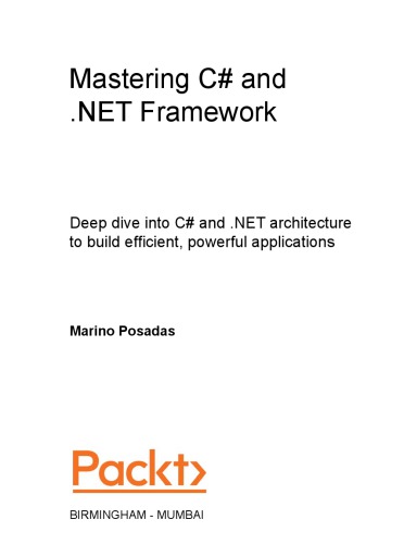 Mastering C# and .Net Framework