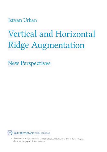 Vertical and Horizontal Ridge Augmentation