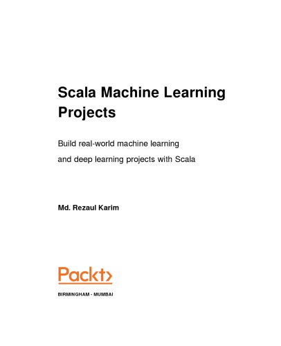 Scala Machine Learning Projects