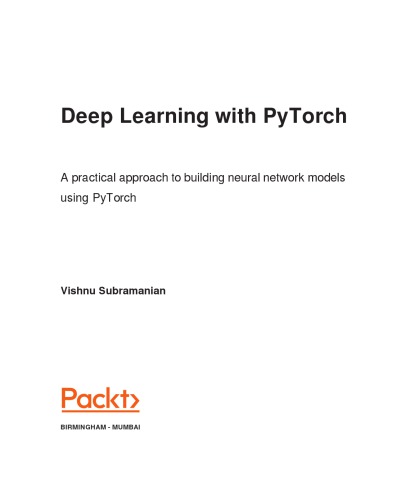 Deep Learning with PyTorch