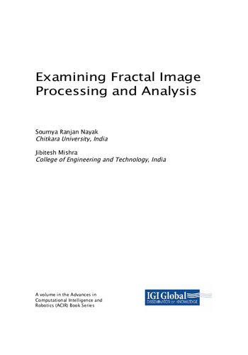 Examining Fractal Image Processing and Analysis