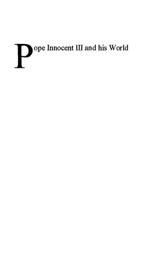 Pope Innocent III and his World