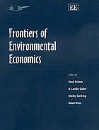 Frontiers Of Environmental Economics