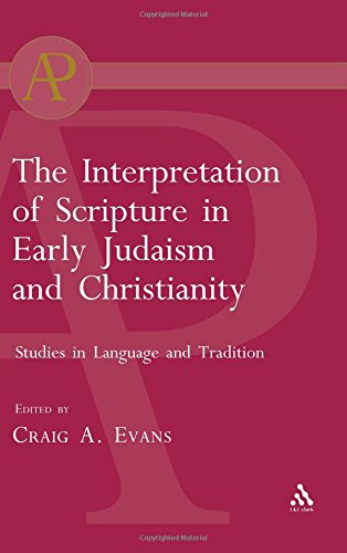 The Interpretation of Scripture in Early Judaism and Christianity