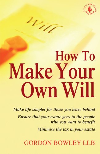 How To Make Your Own Will