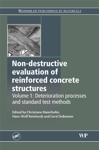 Non-destructive evaluation of reinforced concrete structures